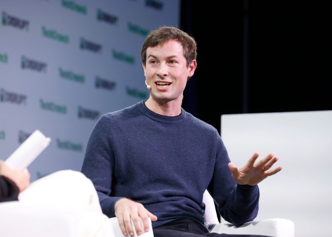 SAN FRANCISCO, CALIFORNIA - SEPTEMBER 19: Yosemite Investor Reed Jobs speaks onstage during TechCrunch Disrupt 2023 at Moscone Center on September 19, 2023 in San Francisco, California. (Photo by Kimberly White/Getty Images for TechCrunch)