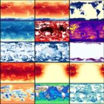 Visualizations of weather forecasts produced by WindBorne's AI model.