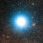 A wide-field view of the sky around the bright star Alpha Centauri
