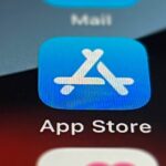 App Store icon on iPhone screen
