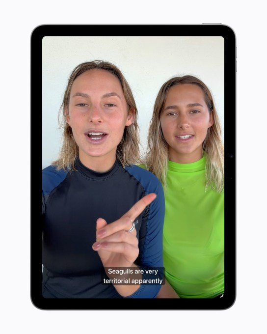 apple-accessibility-features-generated-subtitles Apple's new subtitle generation feature that can work across all kinds of video