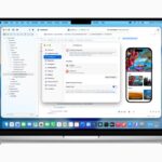 Xcode displayed on iPad