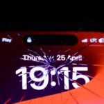 iPhone screen is seen through the broken glass in this illustration photo taken in Krakow, Poland on April 25, 2024.
