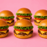 array of cheeseburgers