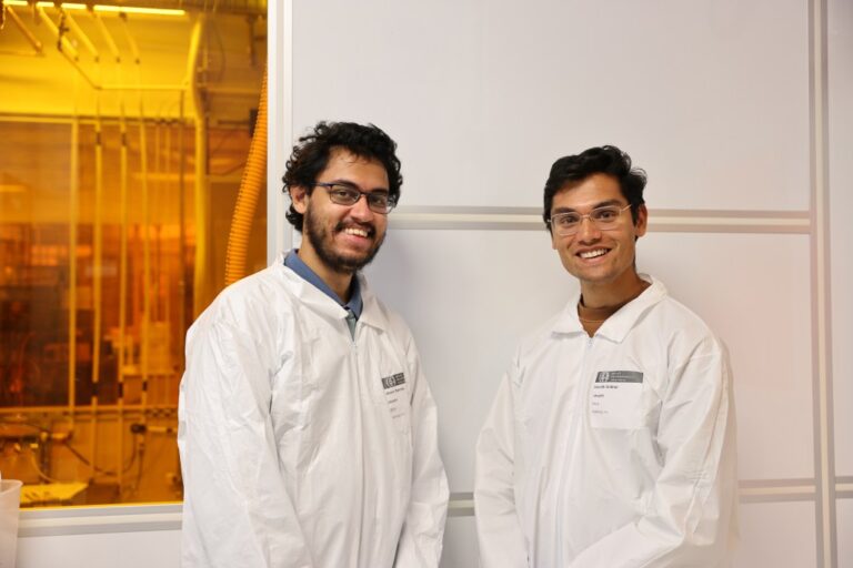 Discovered Materials founders Advaith Sridhar and Akash Ramdas