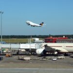 The Frankfurt Airport in Germany.