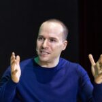 Greg Brockman, president and co-founder of OpenAI Inc., during the SK AI Summit in Seoul, South Korea.