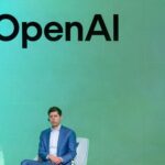 Open AI Chief Executive Officer Sam Altman speaks during the Kakao media day in Seoul.