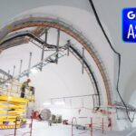 The construction site for the High-Luminosity Large Hadron Collider.