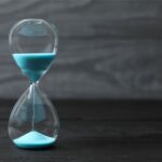 An hourglass.
