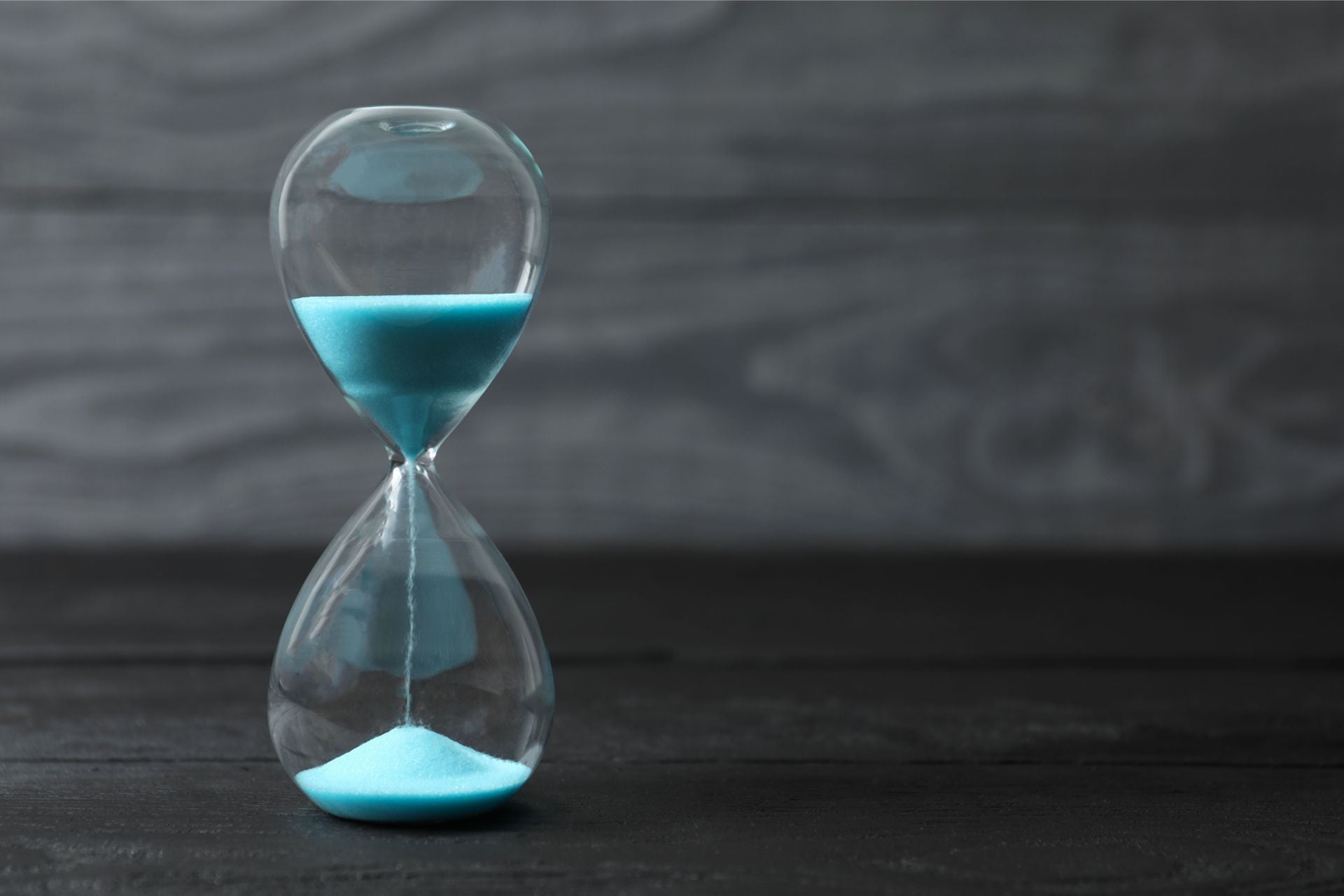 An hourglass.