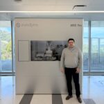 Vivodyne CEO Andre Georgescu and the one of the company's Hive labs.