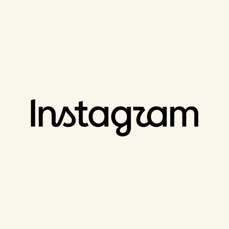 New Instagram wordmark