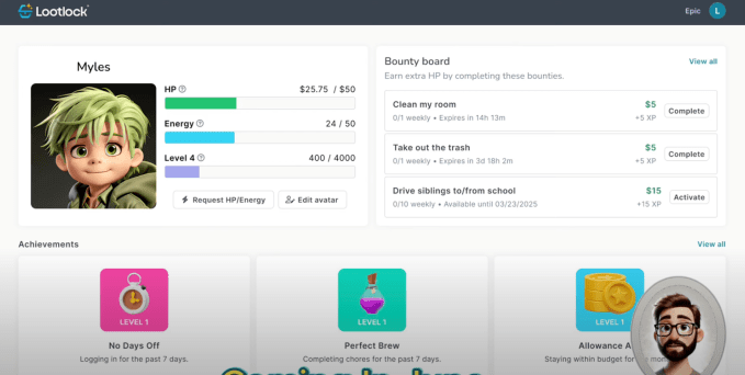 lootlock Looklock gaming parental control app