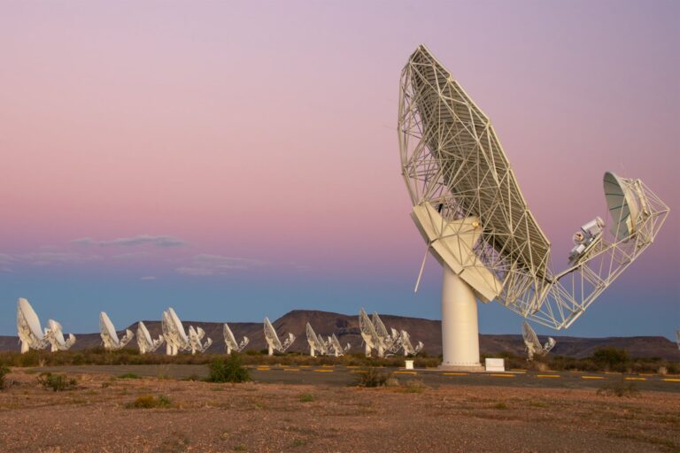 Scientists used the MeerKAT telescope in South Africa to detect radio signals from Beta Pictoris b.