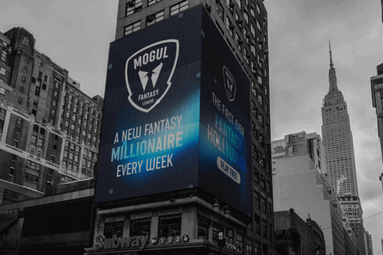 Mogul signage on building
