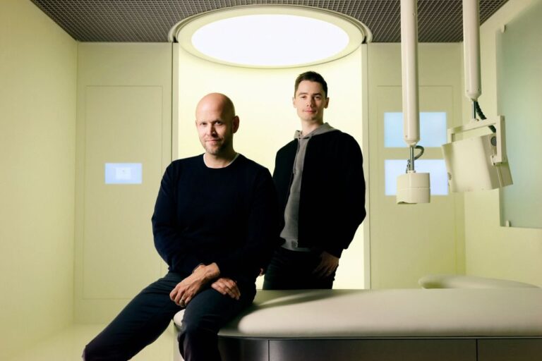 Neko Health co-founders, Hjalmar Nilsonne and Daniel Ek,