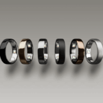 array of 6 Oura rings