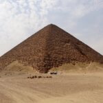 The Red Pyramid of Dahshur, Egypt.
