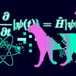 An artist's concept of the Schrödinger's cat experiment.