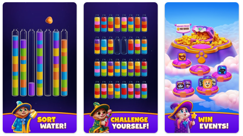 Screenshots of Magic Sort by Grand Games