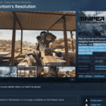 A screenshot of the video game Sniper: Phantom's Resolution, suspected of being malware.