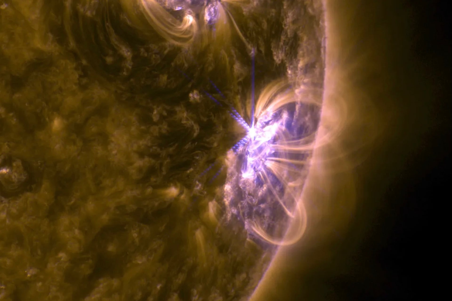 The Sun unleashed an intense X-class solar flare on November 11, 2025.