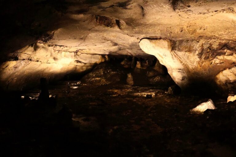 A wider view of the “Roman sanctuary” inside Spain’s Cova de les Dones, which means “Women's Cave” in the local Valencian language.