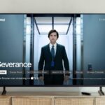 Apple TV Severance scene on Roku TV