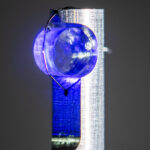 The nuclear clock, comprised of a crystal embedded with thorium-229 atoms.