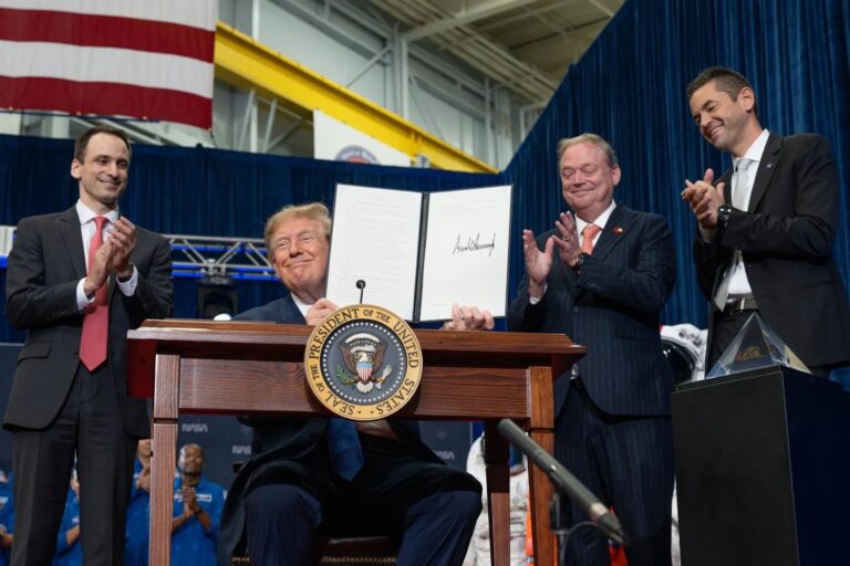 Trump signed an executive order to establish a U.S. space academy.