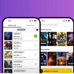 TV Time screens on 2 smartphones