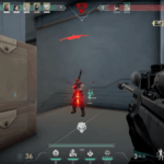 A screenshot from a game of Valorant, Riot Games' competitive online first-person shooter.