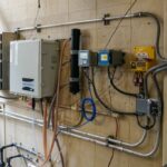 Monitoring equipment inside a water treatment plant in Social Circle, Georgia.