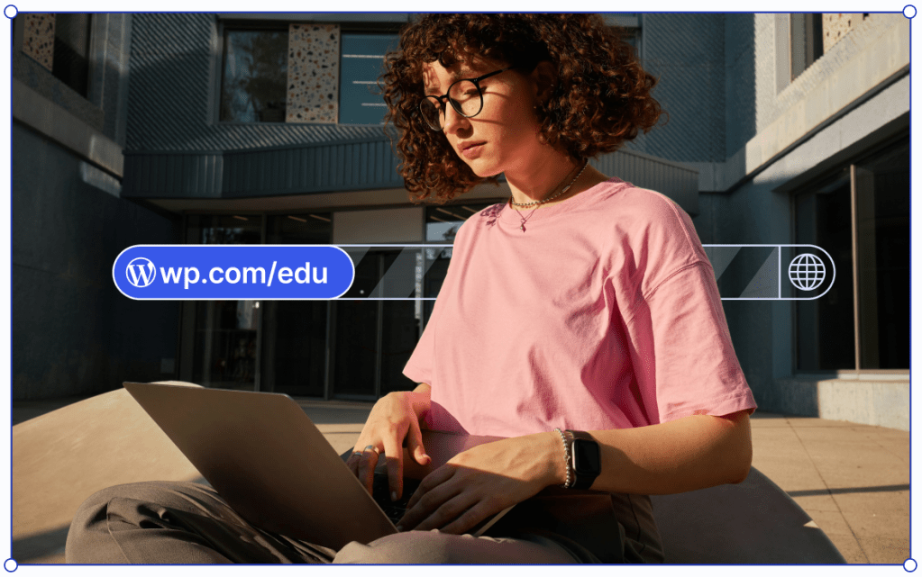 young woman working on a laptop