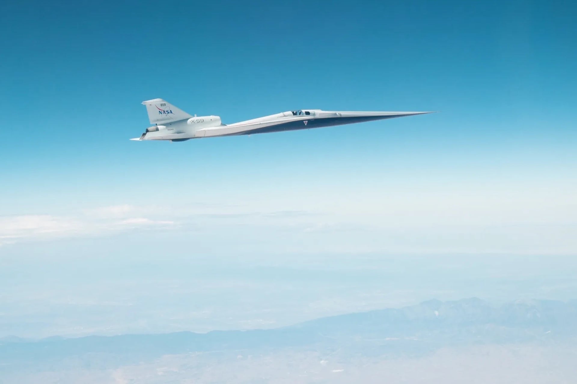 NASA’s X-59 quiet supersonic research aircraft broke the sound barrier for the first time on June 5, 2026.