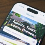 Zillow app on smartphone screen