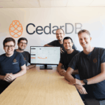 CedarDB Founders Moritz Sichert, Lukas Vogel, Philipp Fent, Dominik Durner and Christian Winter