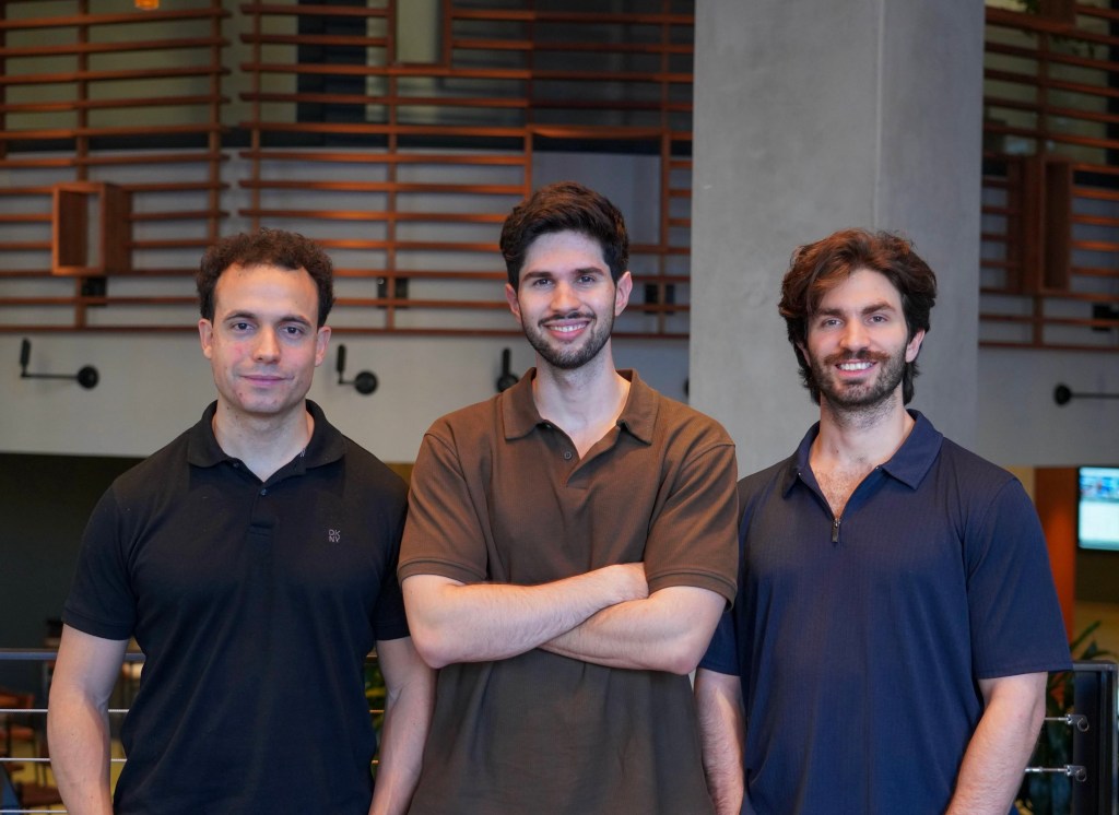 Flai co-founders Juan Alzugaray, Ari Polakof, and Alen Polakof