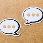 Discussion, chat and commenting concept.