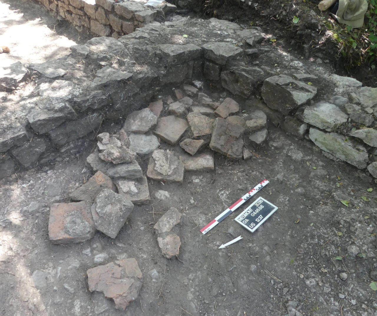 Hypocaust Pillars Suspensura Fragments