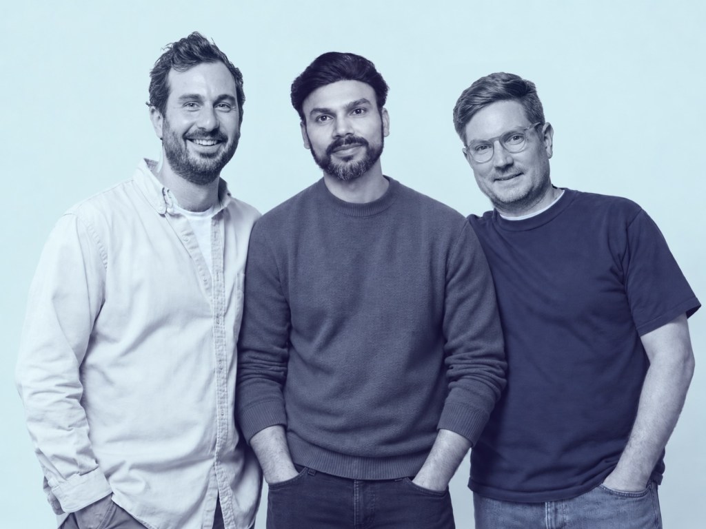 Bloom co-founders Justin Cosmides, Hitesh Chudasama, and Chris Nolte.