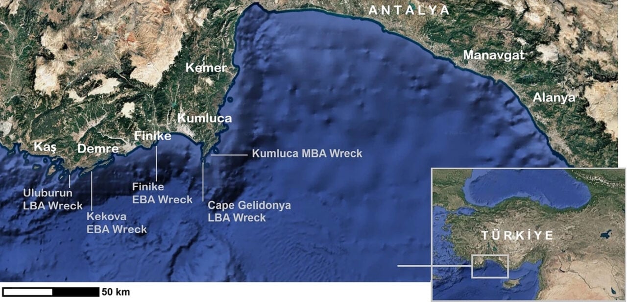 Kekova Antalya Map