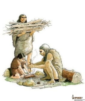 neanderthal-artist-impression-wooden-tool-284x336-1 Neanderthal Artist Impression Wooden Tool