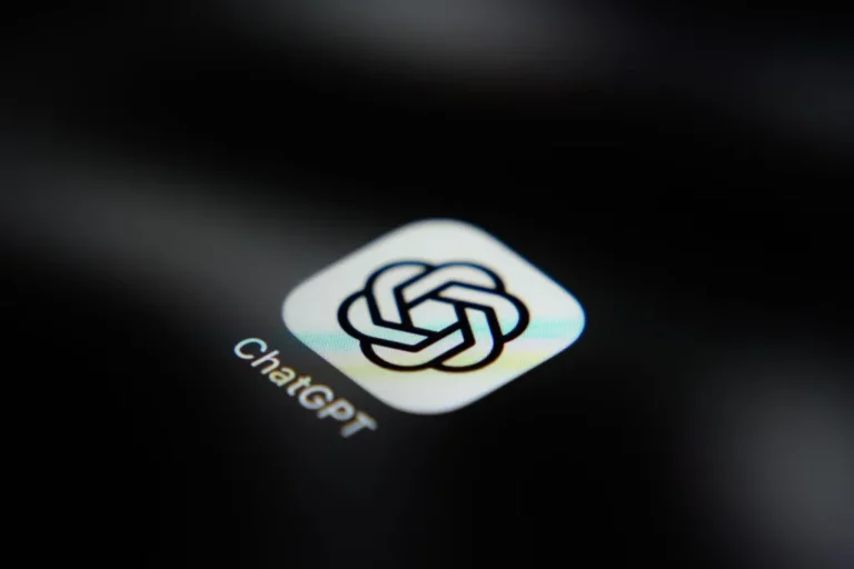 The ChatGPT application icon is displayed on a smartphone screen.