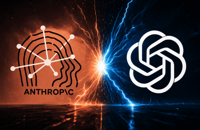 Anthropic and OpenAI logos